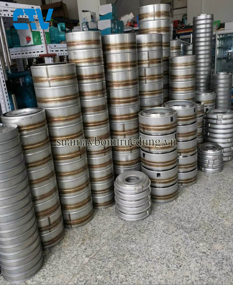 Linh Kiện, Phụ Kiện Máy Bơm Trục Đứng các Hãng : CNP, single, Grundfos, Ewara, ...