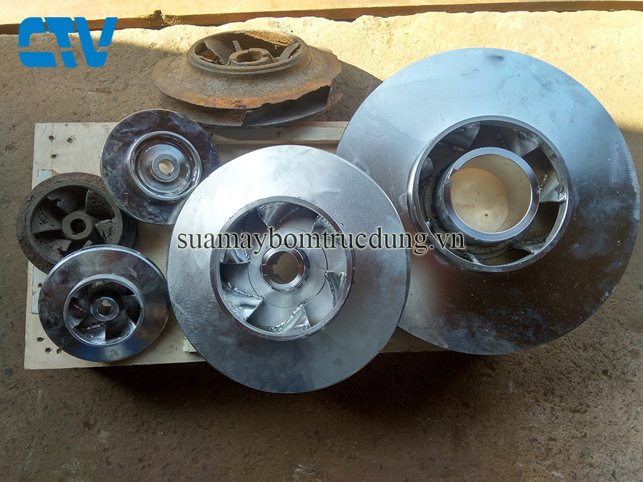 Cánh máy bơm Pentax gia công theo yêu cầu gang, đồng, inox