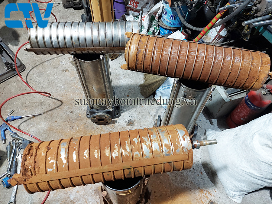 Nhận thay thế ruột buồng bơm trục đứng đa tầng cánh các loại tại Hà Nội