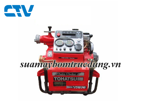 Cho thuê máy bơm PCCC Tohatsu V75FS khu vực miền bắc