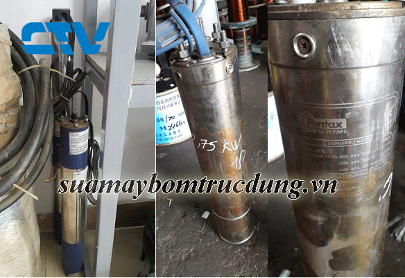 Cho thuê máy bơm chìm hỏa tiễn giếng khoan
