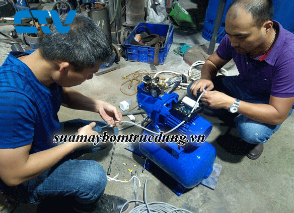 Lắp máy bơm tăng áp gia đình