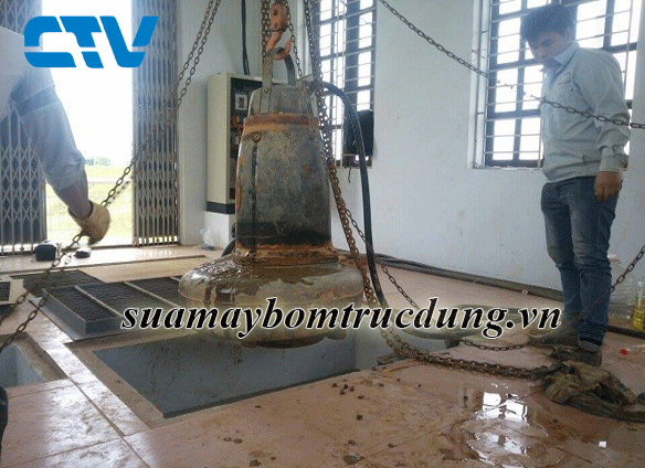 Quy trình lắp đặt máy bơm chìm nước thải