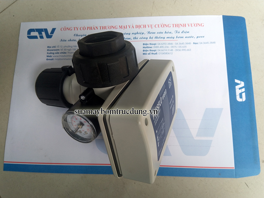 Bộ điều khiển và bảo vệ máy bơm tăng áp bằng mạch điện tử Presflo Vario