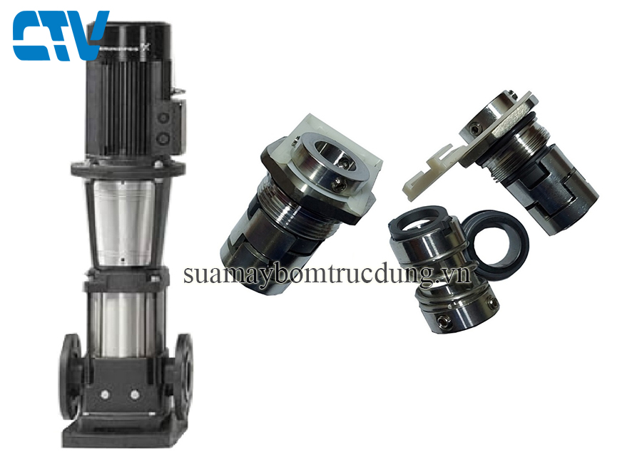 Phớt trục đứng, phớt máy bơm Grundfos Model CR 1, 1S, 3, 5, 10, 15, 20