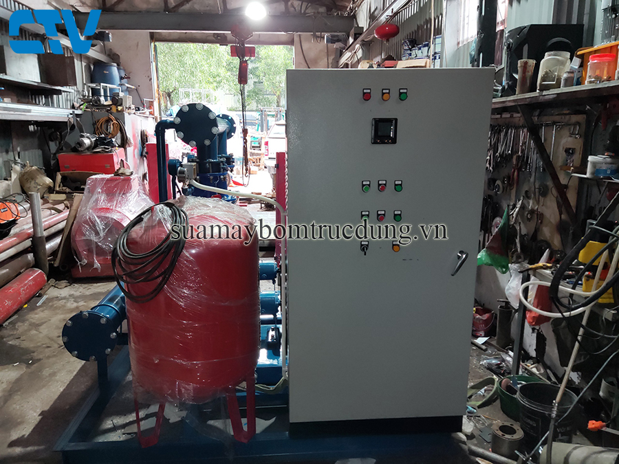 Tư vấn, lắp đặt tủ điện biến tần điều khiển động cơ máy  bơm 55Kw