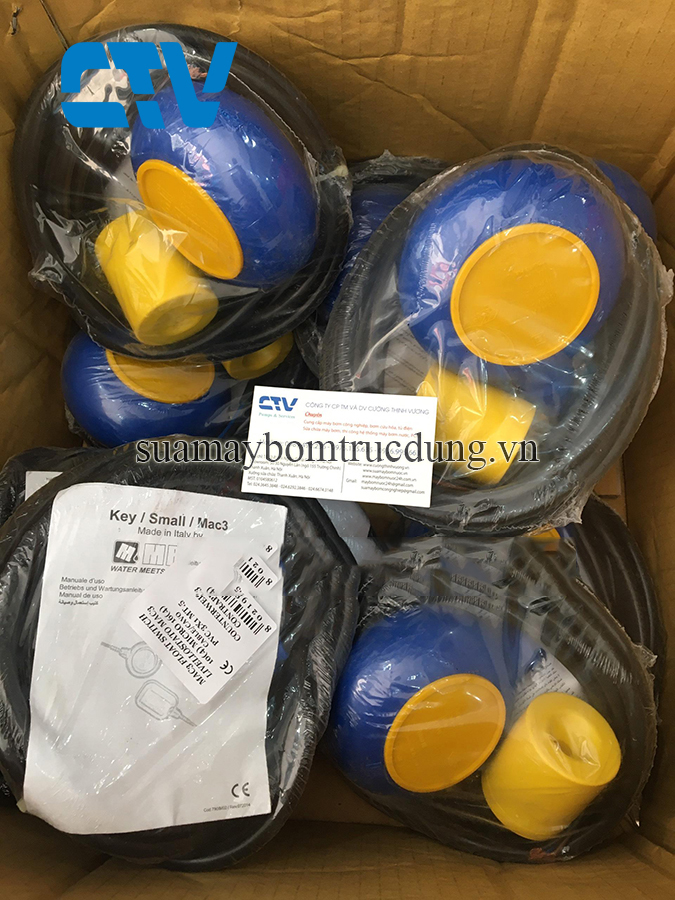 Phao điện tự động cho máy bơm nước, Phao Mac3 - Italy