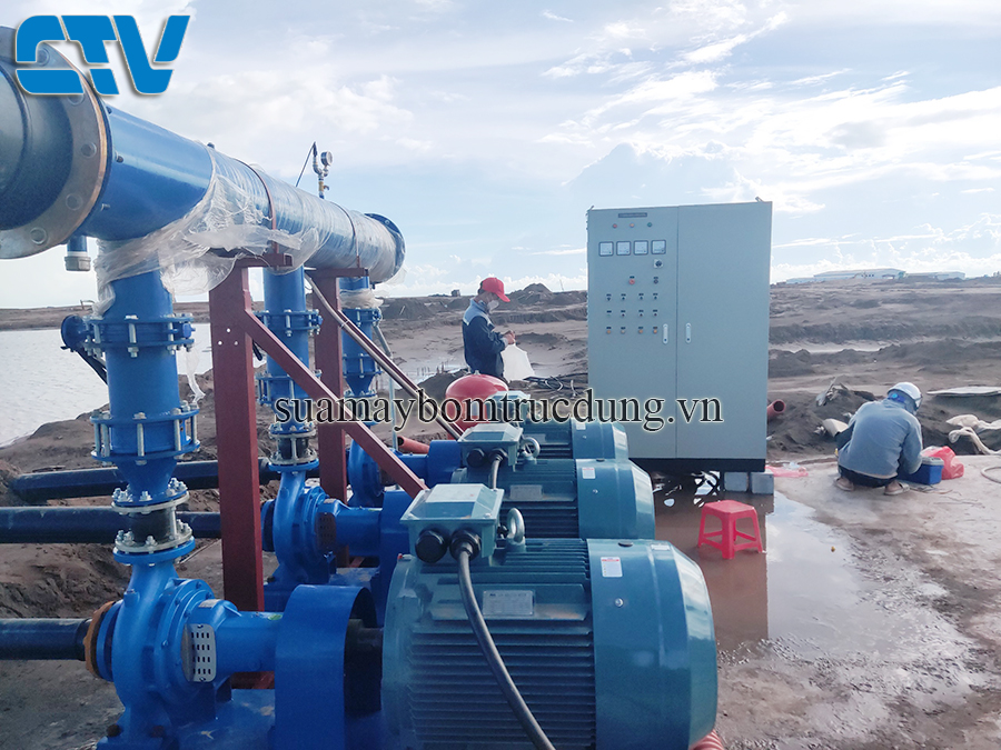 Thiết kế, lắp ráp cụm máy bơm tăng áp công nghiệp 75Kw
