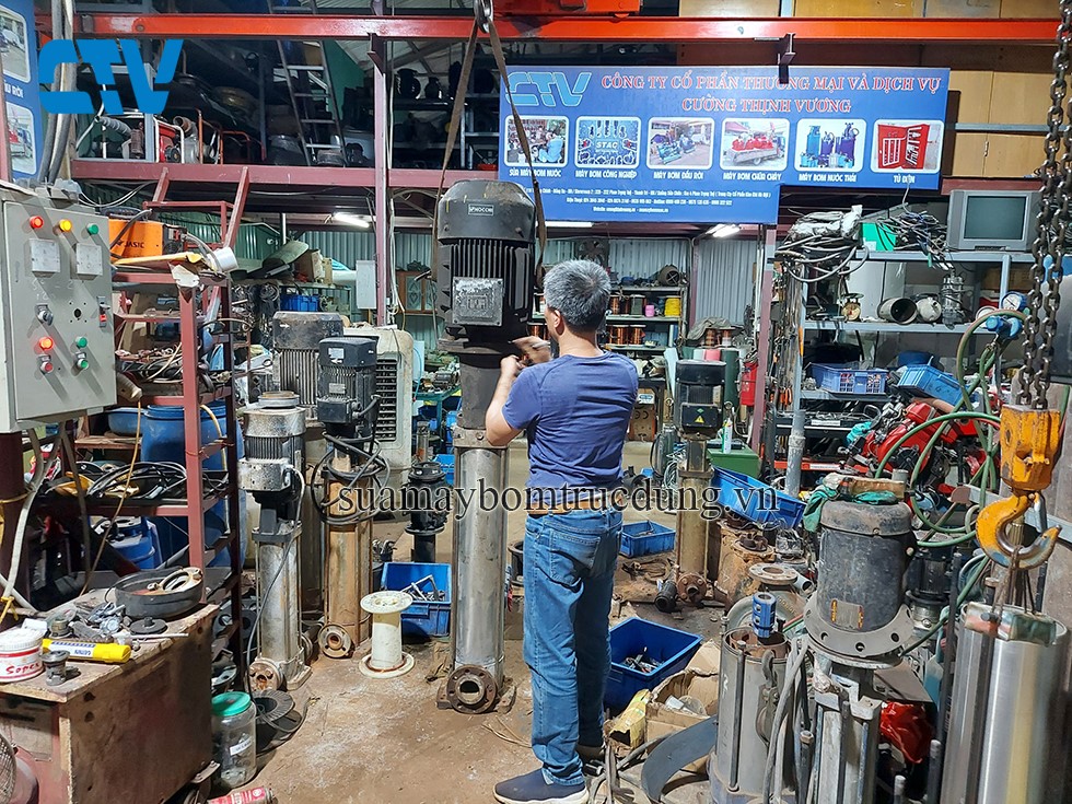Hướng dẫn bảo trì máy bơm trục đứng Grundfos đúng cách