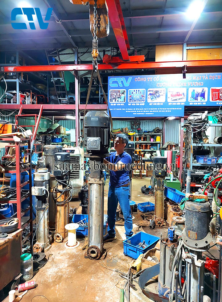Sửa chữa mọi sự cố của bơm trục đứng CNP uy tín