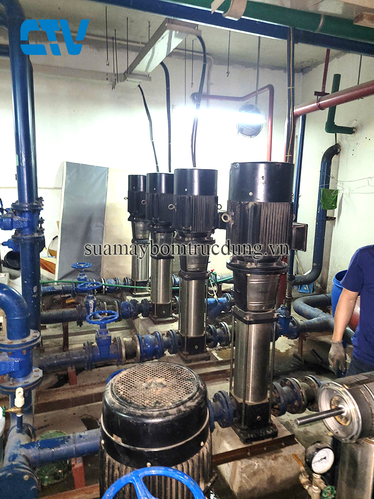 Sửa chữa, bảo dưỡng bơm trục đứng Grundfos uy tín, chuyên nghiệp tại Cường Thịnh Vương