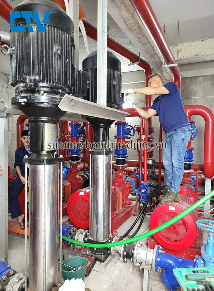 Sửa chữa, bảo dưỡng máy bơm trục đứng Pentax uy tín, chuyên nghiệp