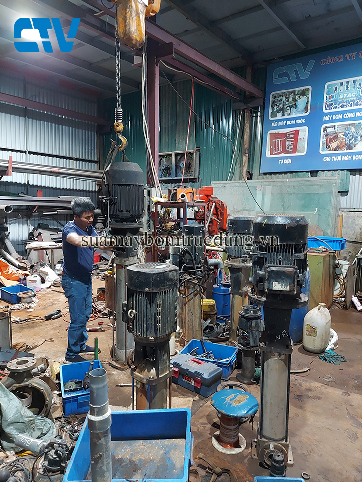 Sửa chữa, bảo dưỡng máy bơm trục đứng Dragon uy tín, chuyên nghiệp