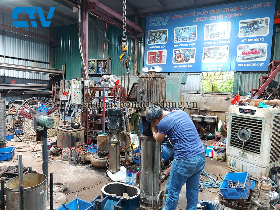 Sửa chữa, bảo dưỡng bơm trục đứng Dragon tại Hà Nội uy tín, chuyên nghiệp