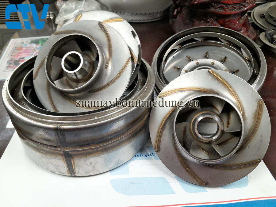 Cường Thịnh Vương sửa chữa thay bộ ruột buồng cánh máy bơm trục đứng Masflo chuyên nghiệp