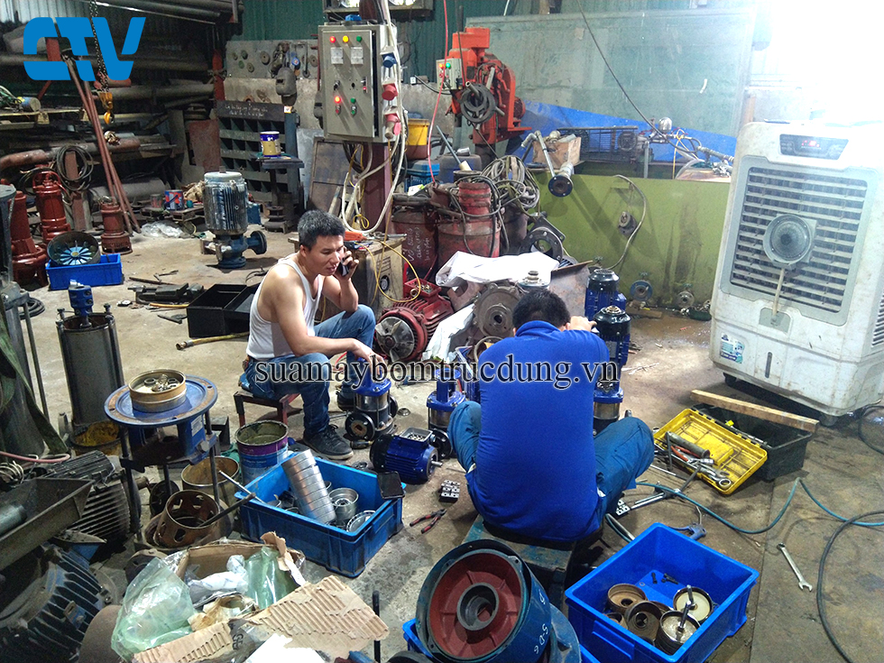 Cường Thịnh Vương sửa chữa thay bộ ruột buồng cánh máy bơm trục đứng KSB chuyên nghiệp